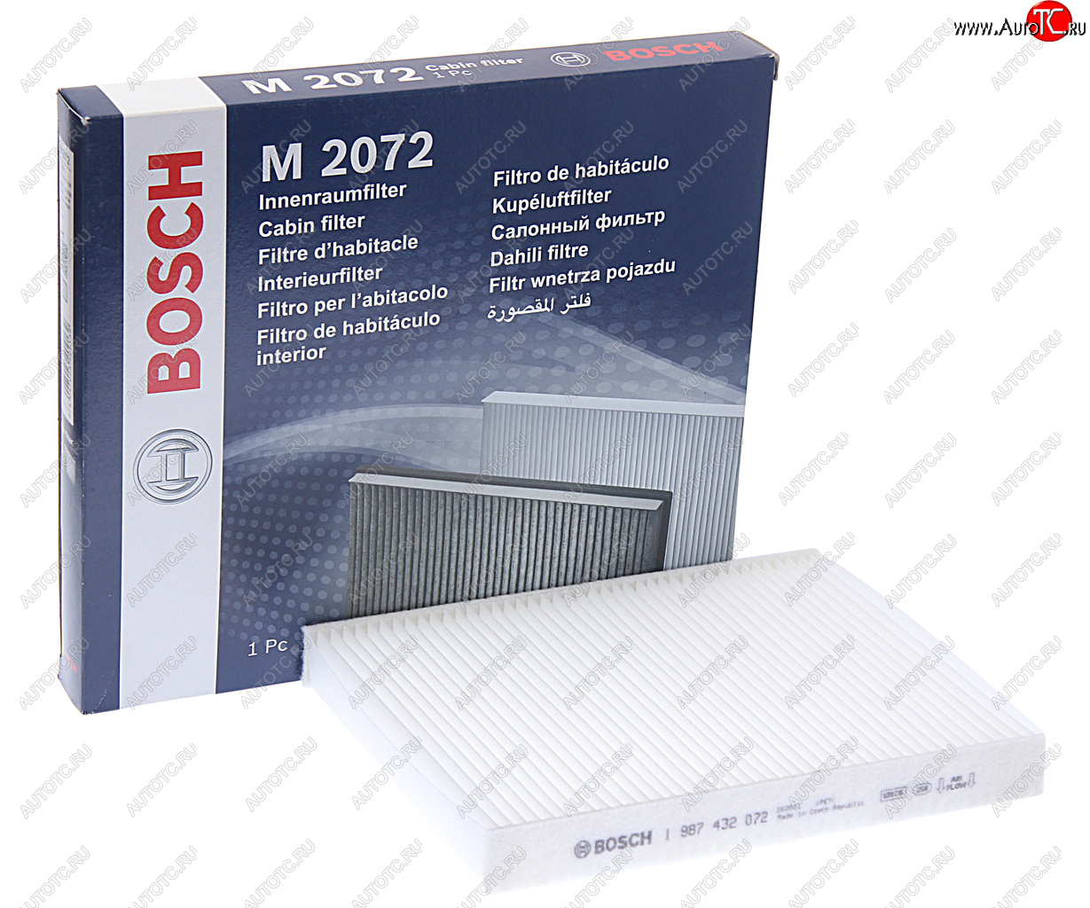 489 р. Фильтр воздушный салона FIAT Doblo (01-),Punto (99-) BOSCH BOSCH 1987432072 BOSCH 1987432072  с доставкой в г. Кемерово