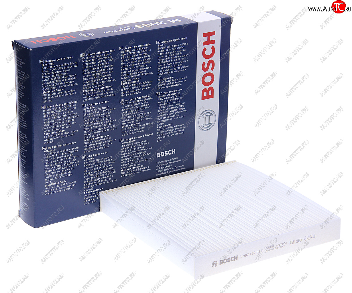 549 р. Фильтр воздушный салона PEUGEOT Partner (96-) CITROEN Berlingo (96-) BOSCH BOSCH 1987432083  с доставкой в г. Кемерово