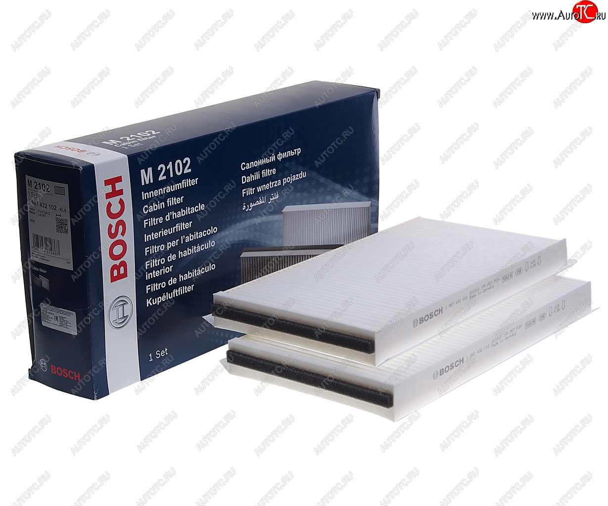 1 779 р. Фильтр воздушный салона BMW 5 (E60) BOSCH BOSCH 1987432102 BOSCH 1987432102  с доставкой в г. Кемерово