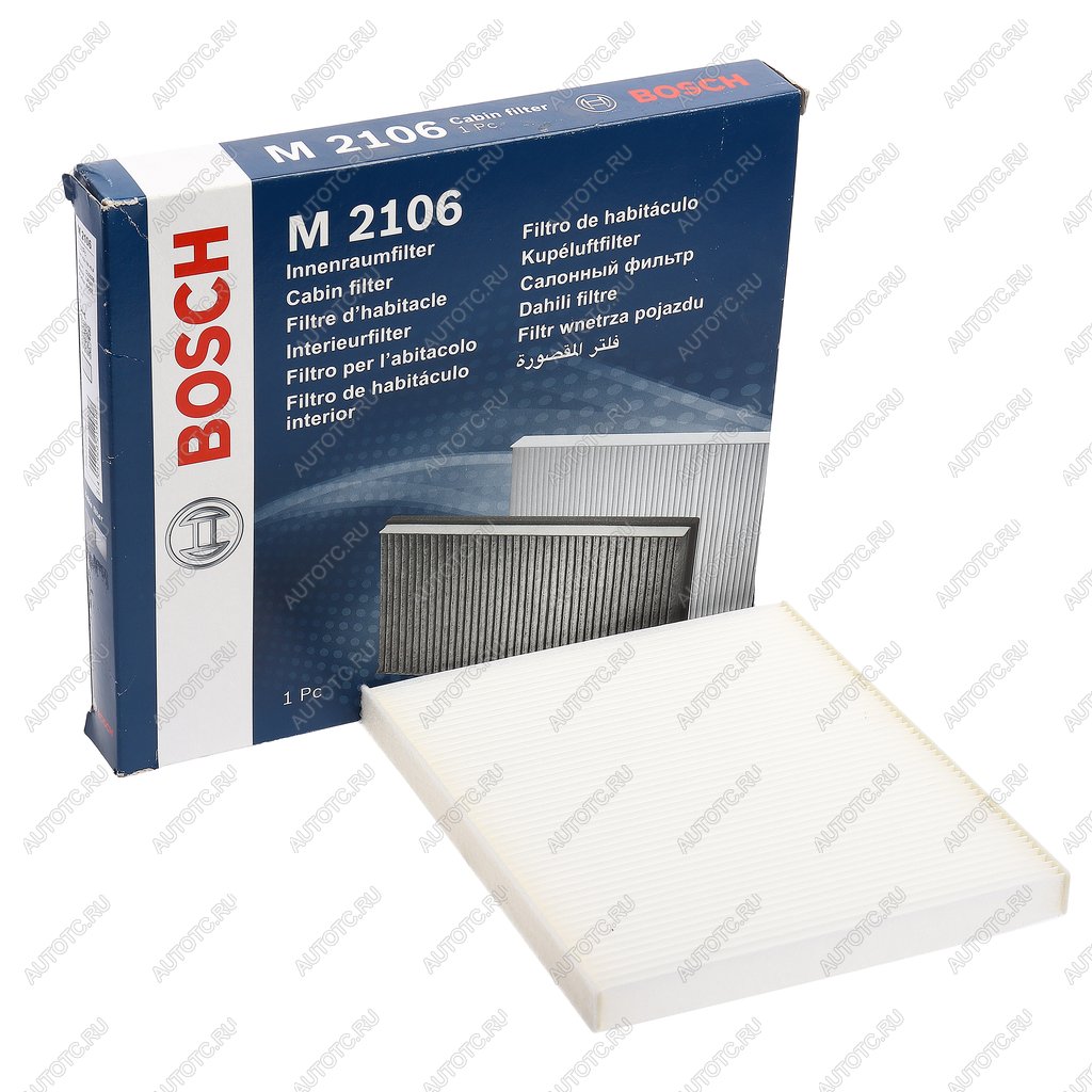 789 р. Фильтр воздушный салона FIAT Panda (03-) BOSCH BOSCH 1987432106 BOSCH 1987432106  с доставкой в г. Кемерово