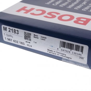 499 р. Фильтр воздушный салона FIAT Albea (97-) (1.01.9) BOSCH BOSCH 1987432183  с доставкой в г. Кемерово. Увеличить фотографию 2