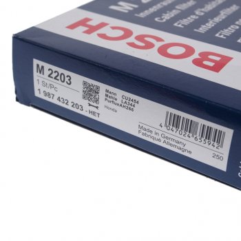 939 р. Фильтр воздушный салона HONDA Civic 5D (05-) BOSCH BOSCH 1987432203 BOSCH 1987432203  с доставкой в г. Кемерово. Увеличить фотографию 2