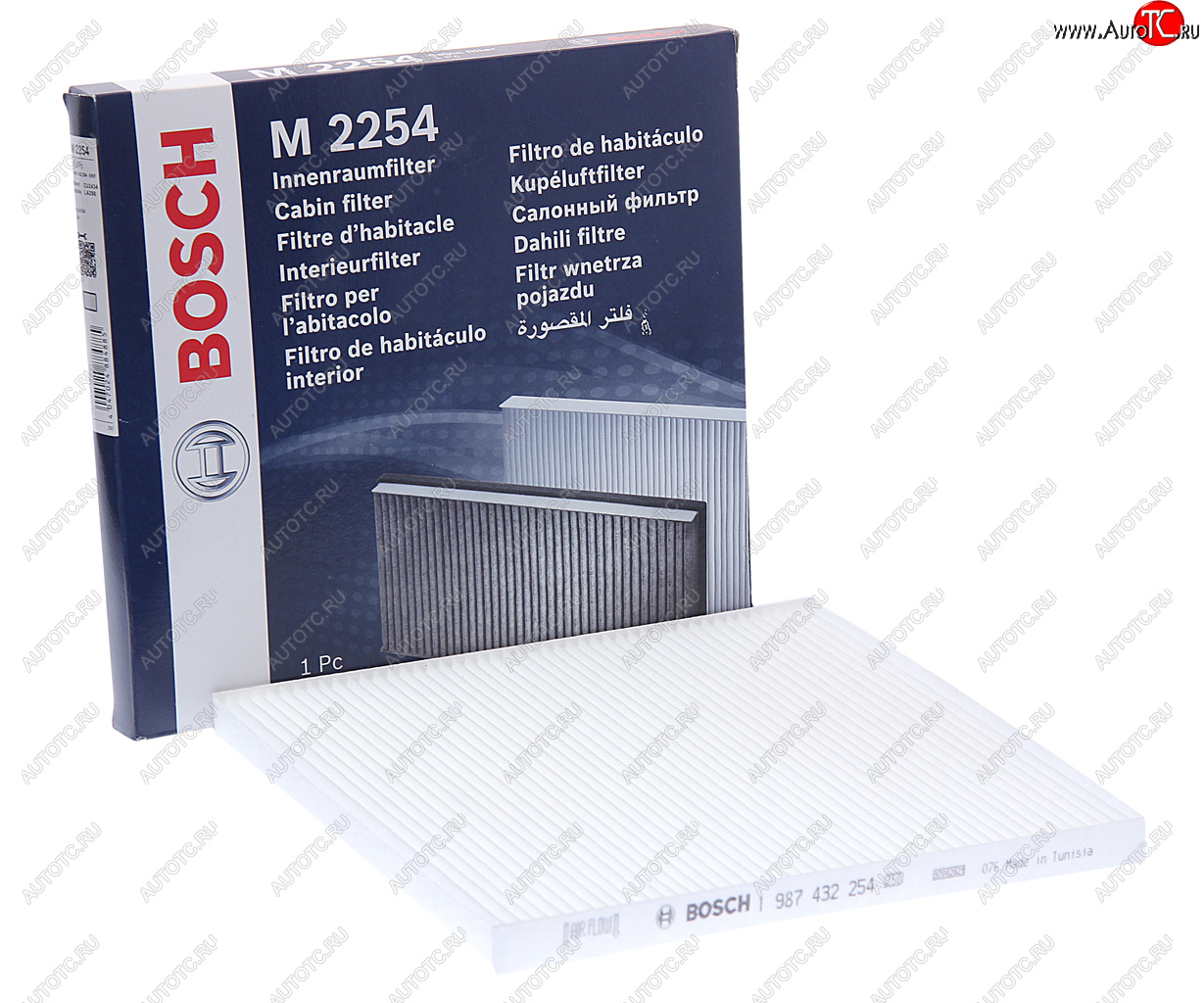 589 р. Фильтр воздушный салона KIA Cerato (04-),Carnival (05-),Sorento (09-) BOSCH BOSCH 1987432254  с доставкой в г. Кемерово