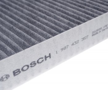 1 179 р. Фильтр воздушный салона VW Polo SKODA Fabia (-10) угольный BOSCH BOSCH 1987432357  с доставкой в г. Кемерово. Увеличить фотографию 2