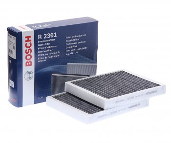2 299 р. Фильтр воздушный салона BMW 5 (E39) угольный BOSCH BOSCH 1987432361  с доставкой в г. Кемерово. Увеличить фотографию 1