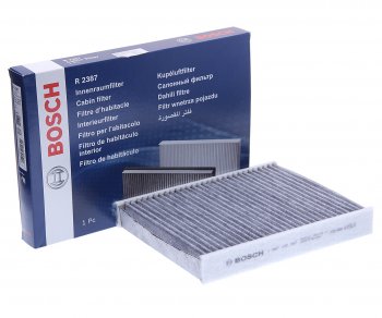 1 169 р. Фильтр воздушный салона FORD Fusion,Fiesta угольный BOSCH BOSCH 1987432387  с доставкой в г. Кемерово. Увеличить фотографию 1