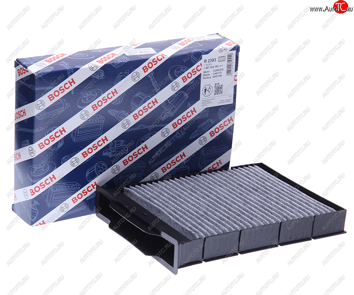 1 029 р. Фильтр воздушный салона RENAULT Megane угольный BOSCH BOSCH 1987432393 BOSCH 1987432393  с доставкой в г. Кемерово