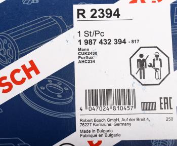 1 589 р. Фильтр воздушный салона RENAULT Scenic (04-09) угольный BOSCH BOSCH 1987432394 BOSCH 1987432394  с доставкой в г. Кемерово. Увеличить фотографию 6