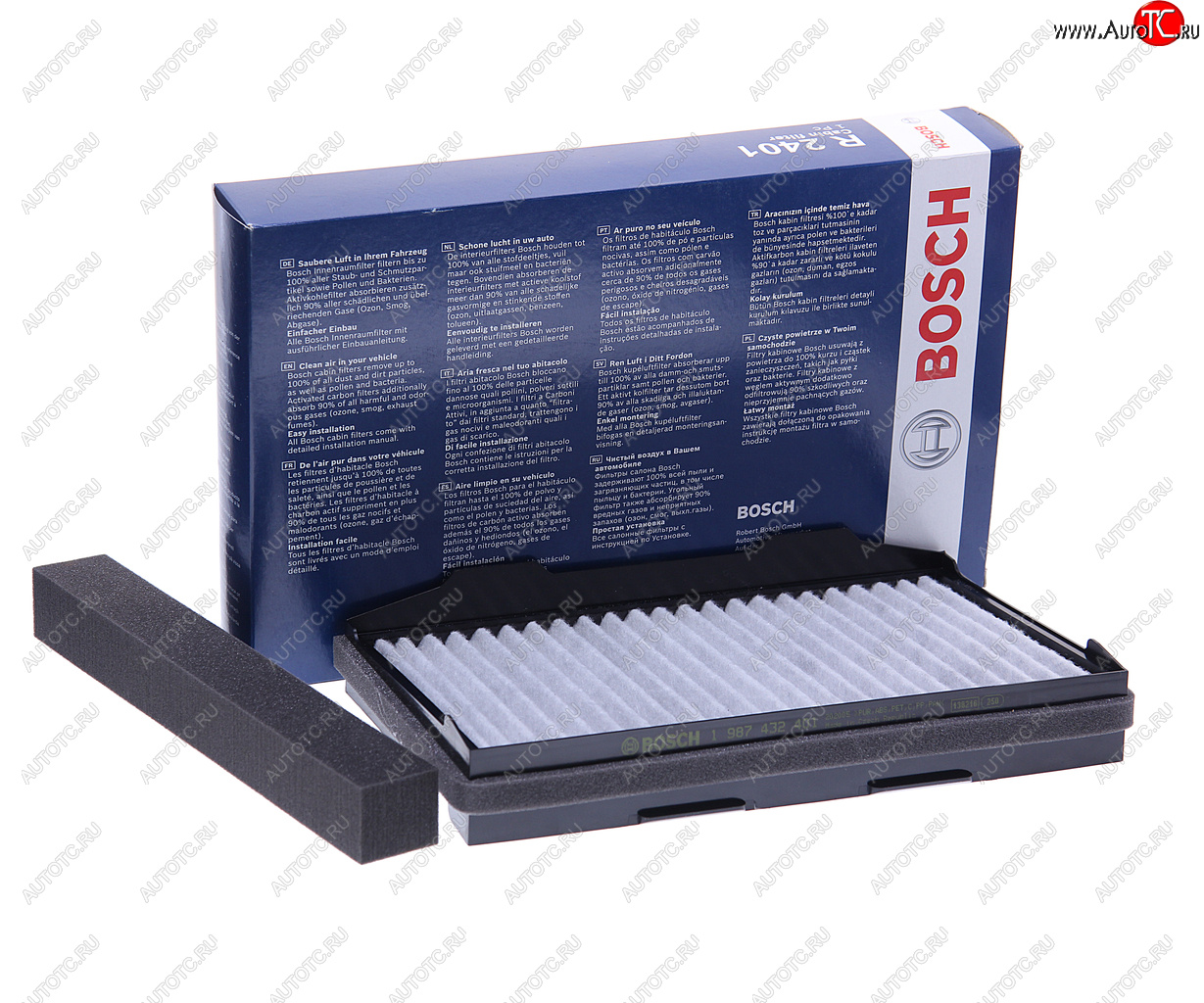 2 479 р. Фильтр воздушный салона SAAB 9-5 (97-10) угольный BOSCH BOSCH 1987432401  с доставкой в г. Кемерово