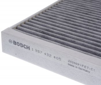 1 789 р. Фильтр воздушный салона VOLVO S60 (10-),S80 (06-),XC60 LAND ROVER Freelander 2 угольный BOSCH BOSCH 1987432405 BOSCH 1987432405  с доставкой в г. Кемерово. Увеличить фотографию 2