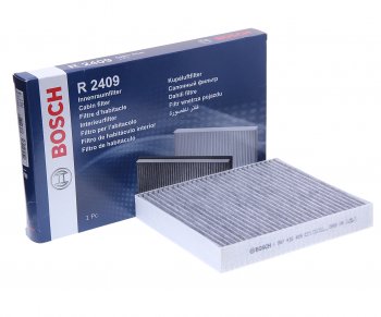 1 079 р. Фильтр воздушный салона FORD C-Max,Mondeo 4,S-Max VOLVO C30,S40 угольный BOSCH BOSCH 1987432409  с доставкой в г. Кемерово. Увеличить фотографию 1