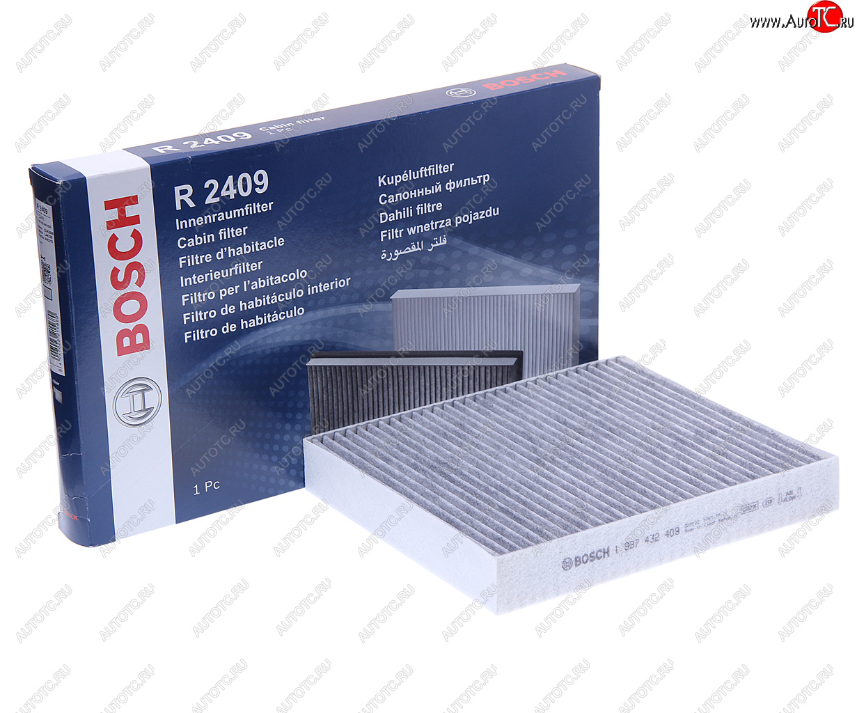 1 079 р. Фильтр воздушный салона FORD C-Max,Mondeo 4,S-Max VOLVO C30,S40 угольный BOSCH BOSCH 1987432409  с доставкой в г. Кемерово