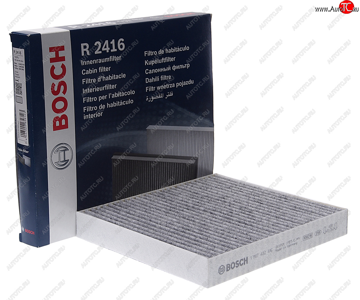 1 169 р. Фильтр воздушный салона CHEVROLET Trailblazer (12-) BOSCH BOSCH 1987432416 BOSCH 1987432416  с доставкой в г. Кемерово