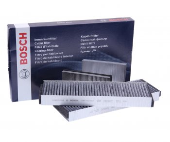 1 669 р. Фильтр воздушный салона AUDI A6 (05-11) угольный (2шт.) BOSCH BOSCH 1987432422 BOSCH 1987432422  с доставкой в г. Кемерово. Увеличить фотографию 1