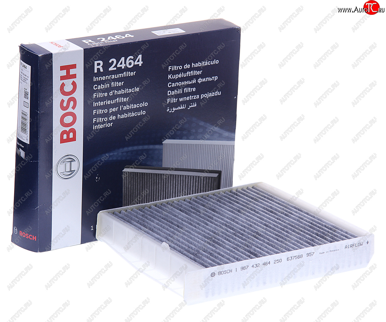 4 999 р. Фильтр воздушный салона VOLVO S60,S80,XC90 угольный BOSCH BOSCH 1987432464 BOSCH 1987432464  с доставкой в г. Кемерово