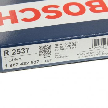 669 р. Фильтр воздушный салона OPEL Corsa D FIAT Grande Punto (05-) BOSCH BOSCH 1987432537 BOSCH 1987432537  с доставкой в г. Кемерово. Увеличить фотографию 2