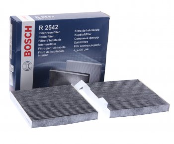 2 599 р. Фильтр воздушный салона BMW X3 (F25),X4 (F26) угольный (2шт.) BOSCH BOSCH 1987432542 BOSCH 1987432542  с доставкой в г. Кемерово. Увеличить фотографию 1