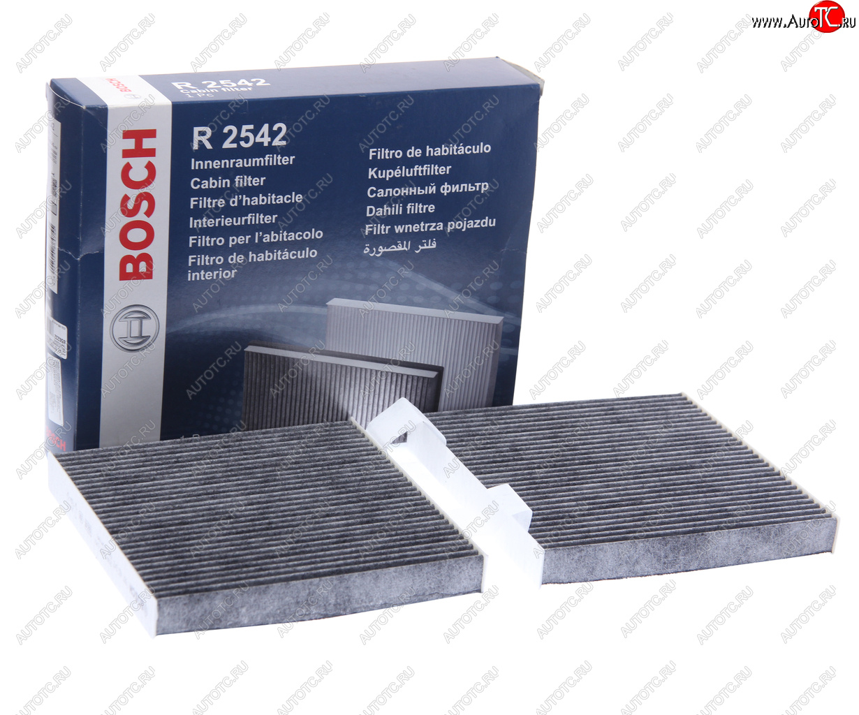 2 599 р. Фильтр воздушный салона BMW X3 (F25),X4 (F26) угольный (2шт.) BOSCH BOSCH 1987432542 BOSCH 1987432542  с доставкой в г. Кемерово