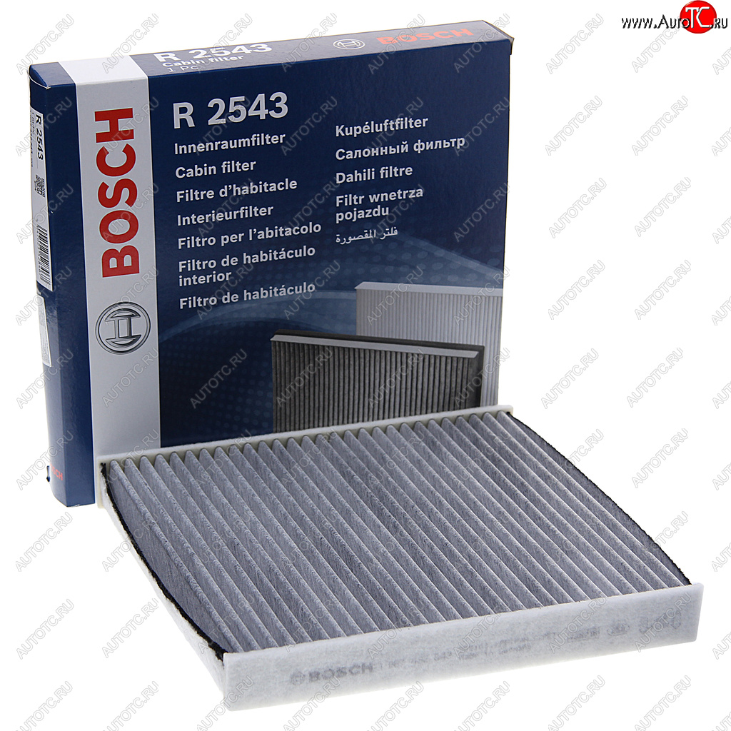 1 429 р. Фильтр воздушный салона VW Golf 7 AUDI A3 (13-) SKODA Octavia (13-) угольный BOSCH BOSCH 1987432543  с доставкой в г. Кемерово