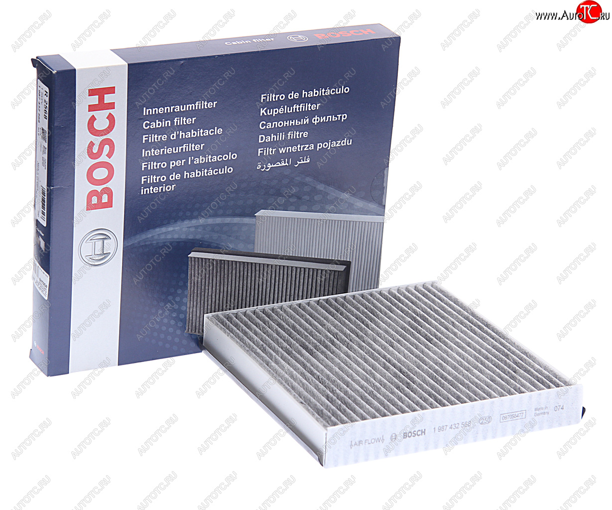 1 799 р. Фильтр воздушный салона JAGUAR XJ,XF (08-) угольный BOSCH BOSCH 1987432568  с доставкой в г. Кемерово