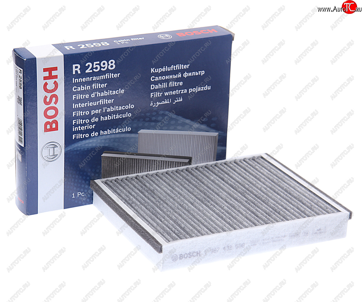 1 299 р. Фильтр воздушный салона FORD Focus,C-Max,Mondeo угольный BOSCH BOSCH 1987432598 BOSCH 1987432598  с доставкой в г. Кемерово
