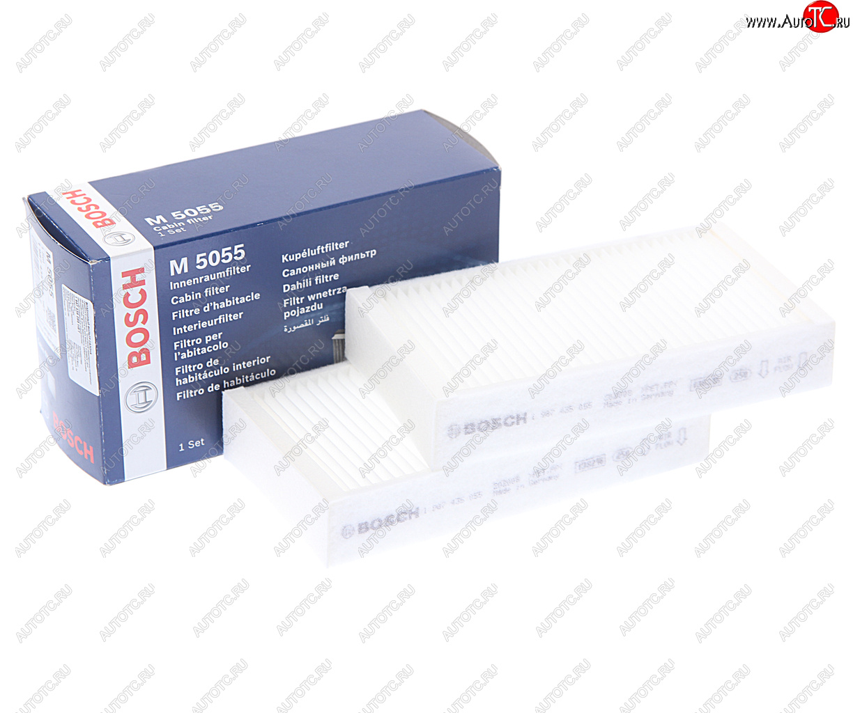 1 769 р. Фильтр воздушный салона BMW X3 (F25),X4 (F26) комплект (2шт.) BOSCH BOSCH 1987435055  с доставкой в г. Кемерово