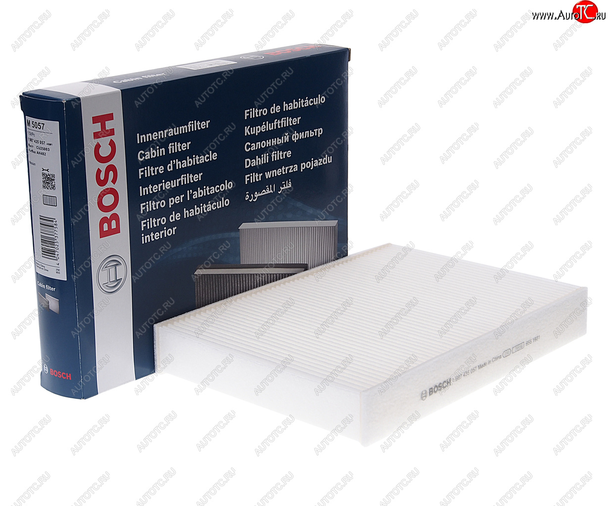 1 059 р. Фильтр воздушный салона NISSAN Qashqai (13-) BOSCH BOSCH 1987435057 BOSCH 1987435057  с доставкой в г. Кемерово