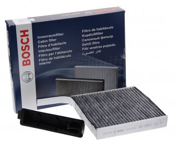 1 229 р. Фильтр воздушный салона ЛАДА Largus RENAULT Logan,Duster NISSAN Note (06-) угольный BOSCH BOSCH 1987435501  с доставкой в г. Кемерово. Увеличить фотографию 1