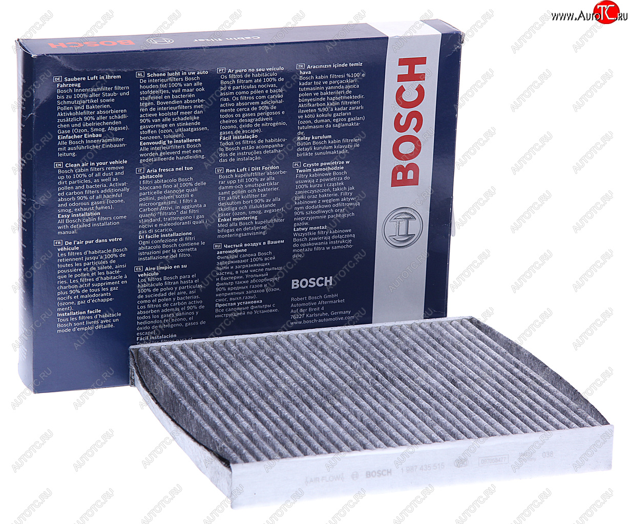 1 229 р. Фильтр воздушный салона OPEL Astra G (98-05),H (07-09) угольный BOSCH BOSCH 1987435515 BOSCH 1987435515  с доставкой в г. Кемерово