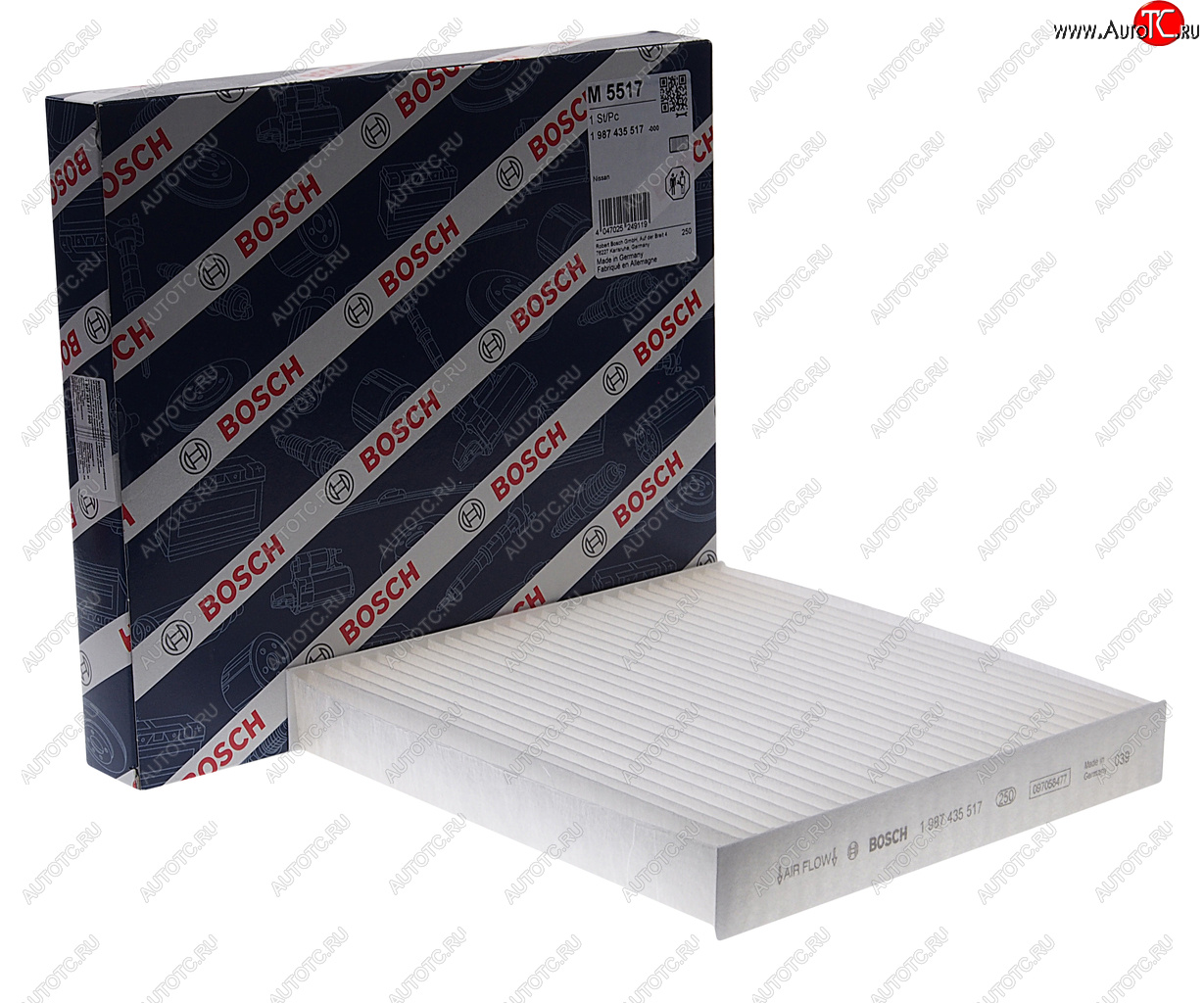 969 р. Фильтр воздушный салона NISSAN Teana (03-08),X-Trail (01-13) BOSCH BOSCH 1987435517 BOSCH 1987435517  с доставкой в г. Кемерово