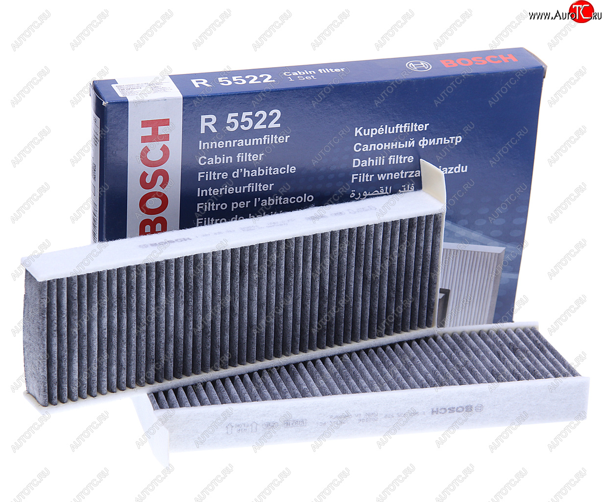 2 279 р. Фильтр воздушный салона PEUGEOT Partner (08-),3008 CITROEN Berlingo (08-) угольный (2шт.) BOSCH BOSCH 1987435522  с доставкой в г. Кемерово
