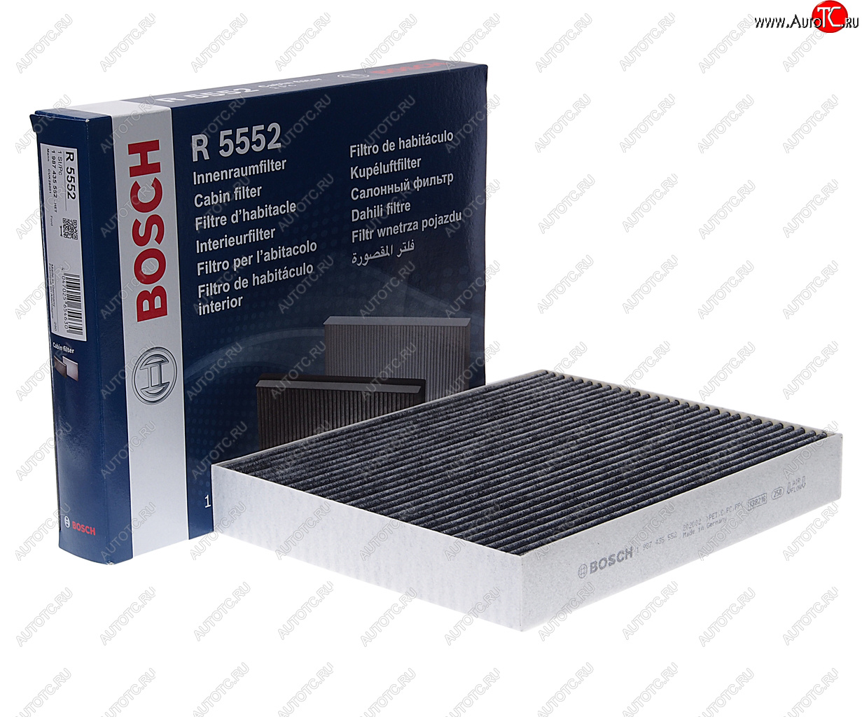 1 659 р. Фильтр воздушный салона FORD Mondeo (14-) угольный BOSCH BOSCH 1987435552 BOSCH 1987435552  с доставкой в г. Кемерово