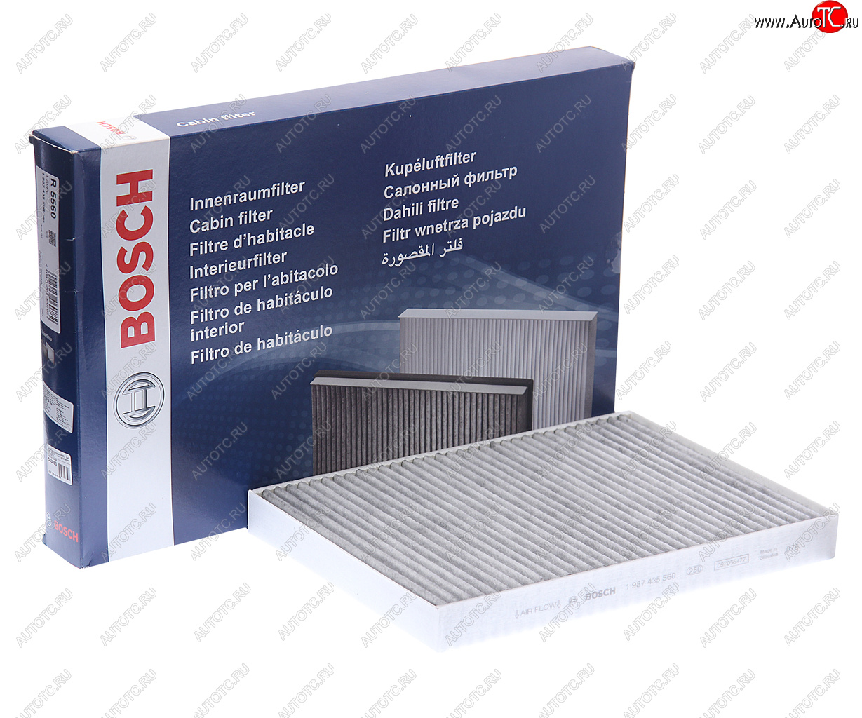 2 499 р. Фильтр воздушный салона AUDI A4,A5,Q5,Q7 (16-) угольный BOSCH BOSCH 1987435560  с доставкой в г. Кемерово