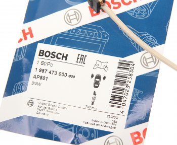 979 р. Датчик износа тормозных колодок BMW X3 (E83) передний BOSCH BOSCH 1987473000  с доставкой в г. Кемерово. Увеличить фотографию 2