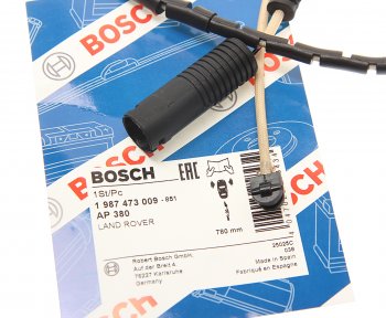 699 р. Датчик износа тормозных колодок LAND ROVER Range Rover 3,Vogue передний BOSCH BOSCH 1987473009  с доставкой в г. Кемерово. Увеличить фотографию 2