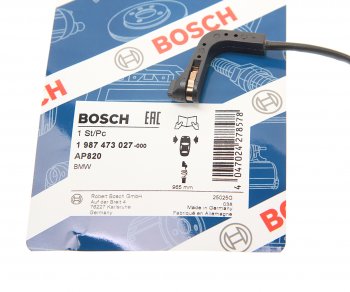 1 059 р. Датчик износа тормозных колодок BMW X5 (E70),X6 (E71) передний BOSCH BOSCH 1987473027  с доставкой в г. Кемерово. Увеличить фотографию 2