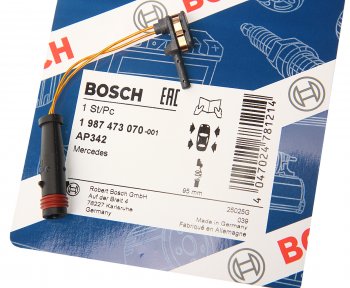 429 р. Датчик износа тормозных колодок MERCEDES C (W203) (00-06) переднийзадний BOSCH BOSCH 1987473070  с доставкой в г. Кемерово. Увеличить фотографию 2