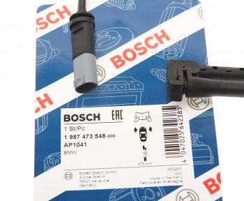 1 149 р. Датчик износа тормозных колодок BMW X1 (F48) передний BOSCH BOSCH 1987473548  с доставкой в г. Кемерово. Увеличить фотографию 2