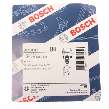 799 р. Пружина MERCEDES E (W210) колодок тормозных передних BOSCH BOSCH 1987474241  с доставкой в г. Кемерово. Увеличить фотографию 2