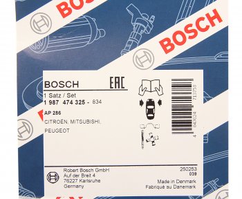 819 р. Ремкомплект MITSUBISHI Outlander колодок тормозных передних BOSCH BOSCH 1987474325  с доставкой в г. Кемерово. Увеличить фотографию 2