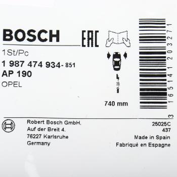 1 399 р. Датчик износа тормозных колодок OPEL Omega B (94-01) передний BOSCH BOSCH 1987474934  с доставкой в г. Кемерово. Увеличить фотографию 6