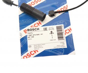 899 р. Датчик износа тормозных колодок BMW 3 (E46) задний (1шт.) BOSCH BOSCH 1987474944  с доставкой в г. Кемерово. Увеличить фотографию 2
