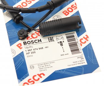 669 р. Датчик износа тормозных колодок BMW X5 (E53) передний BOSCH BOSCH 1987474945  с доставкой в г. Кемерово. Увеличить фотографию 2