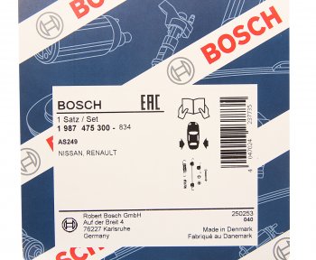 1 029 р. Ремкомплект NISSAN Micra (02-10) колодок тормозных задних BOSCH BOSCH 1987475300 BOSCH 1987475300  с доставкой в г. Кемерово. Увеличить фотографию 2