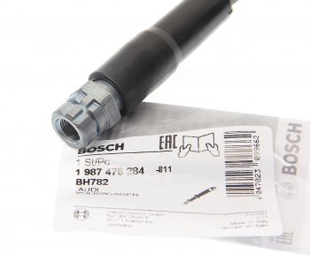 1 069 р. Шланг тормозной VW Jetta (07-) AUDI A3 (04-) задний BOSCH BOSCH 1987476284 BOSCH 1987476284  с доставкой в г. Кемерово. Увеличить фотографию 2