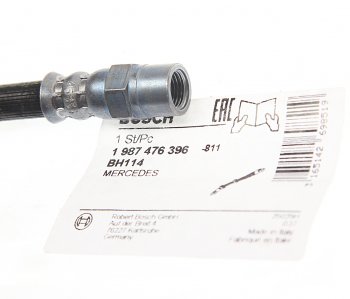 669 р. Шланг тормозной MERCEDES E (W124,W210),S (W140),190 (W201) задний BOSCH BOSCH 1987476396  с доставкой в г. Кемерово. Увеличить фотографию 2