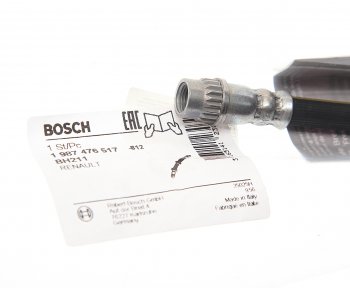 829 р. Шланг тормозной RENAULT Duster (10-),Logan (04-) задний левыйправый BOSCH BOSCH 1987476517  с доставкой в г. Кемерово. Увеличить фотографию 2