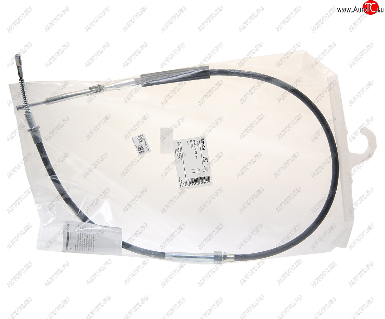 3 499 р. Трос стояночного тормоза BMW 7 (E38) (94-01) BOSCH BOSCH 1987477533  с доставкой в г. Кемерово