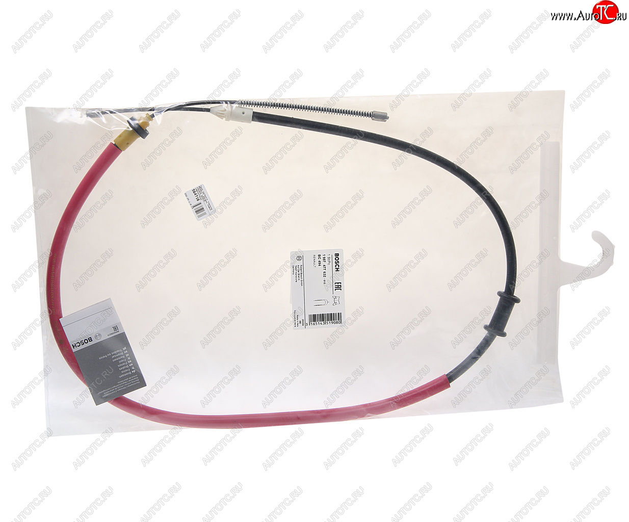 1 559 р. Трос стояночного тормоза NISSAN Kubistar (03-) левый BOSCH BOSCH 1987477632  с доставкой в г. Кемерово
