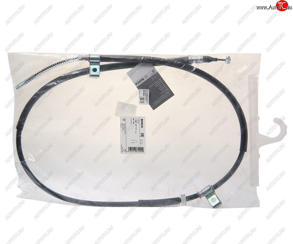 2 499 р. Трос стояночного тормоза CHEVROLET Lanos (97-) правый BOSCH BOSCH 1987477717  с доставкой в г. Кемерово